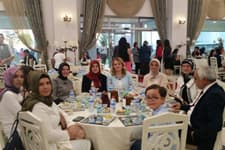 Ak Kadınlar Bakan İslam ve Atabeke refakat etti 