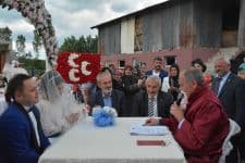 Açba ve Atasever nikah şahidi oldu