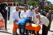 'Geleceğin için bir imza at, bir faks da sen çek' kampanyası