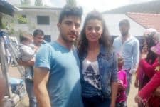 "Aşk Yeniden" dizisinin ekibi çekim için Taraklı'da