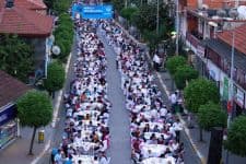 Kardeşlik sofraları Ferizli'de kuruldu