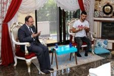 Başkan Görmez'den Sofuoğlu'na taziye ziyareti