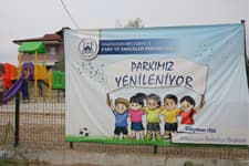 Park yenileme çalışmaları devam ediyor