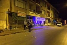 İşyerine yapılan silahlı saldırı, güvenlik kamerasında