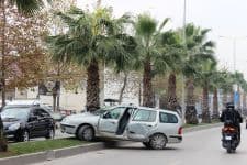 Palmiye Caddesi'nde kaza: 2 yaralı!