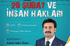 Üstün, 28 Şubat Sürecini anlatacak