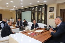 Alişandan, Başkan Aydına ziyaret