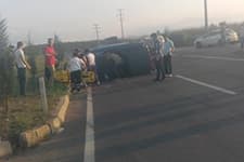 Duble yolda trafik kazası: 2 yaralı