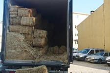 Saman balyalarının arasına zulalamışlar