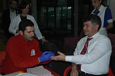 Kızılay Sakarya Şubesi, SAÜEAH'a çadır kurdu