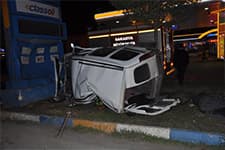 Direksiyon kontrolünü kaybedince...