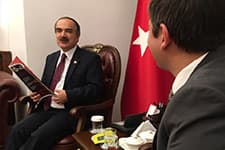 Gökhan Korkmaz'dan Vali Coş'a ziyaret