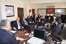 Hendek'te emniyete taziye ziyaretleri
