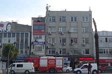Kazan dairesinde yangın