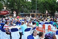 İftar sofraları Geyvede kuruluyor