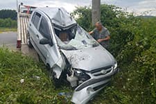 Kuzuluk yolunda feci kaza