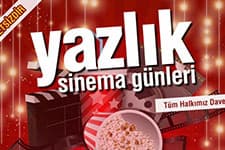 Kent Park'ta açık hava sinema keyfi