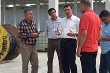 Çelik, Ferizli OSB'yi gezdi