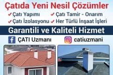 Çatı tamiratı ve çatı yapımında "Çatı Uzmanı" hizmetinizde