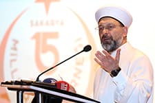 Diyanet İşleri Başkanı Sakarya'ya geldi