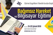 Görme Engelliler bu kursla bilgisayar öğrenecek