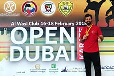 Enes Erkan Dubaide şampiyon oldu 