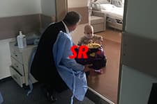 Sakarya'daki lösemili çocukları böyle mutlu ettiler