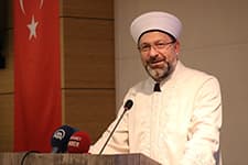 Diyanet İşleri Başkanı Prof. Dr. Ali Erbaş Sakarya'ya geldi
