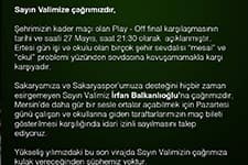 Taraftarlar "Pazartesi tatil olsun" diyor