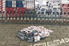 Sakaryada 6 bin 237 paket kaçak sigara yakalandı 