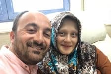 Kanser hastası eşini böyle mutlu etti