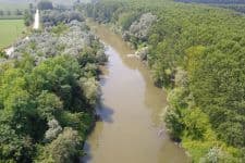 Sakarya Nehri havadan görüntülendi