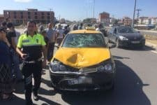 Ticari taksinin çarptığı kadın hayatını kaybetti