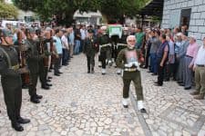 Kıbrıs gazisi, son yolculuğuna uğurlandı