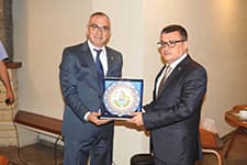 Sapanca Kaymakamı Ada'ya veda yemeği