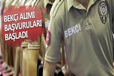 Bekçi alımı başvuruları başladı