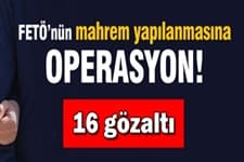 Balıkesir merkezli FETÖ operasyonu