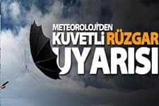 Kuvvetli rüzgar uyarısı