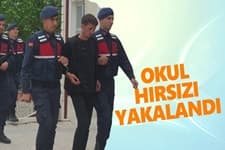 Suç makinesi okul hırsızı yakalandı