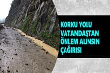 Korku yolu için önlem çağrısı
