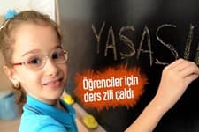 Öğrenciler için ders zili çaldı