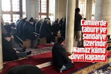 Camide tabure ve sandalyede namaz kılma devri kapandı