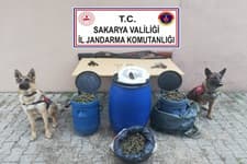 Toprak altından 11 kilo esrar çıktı