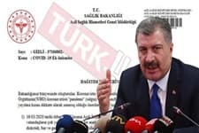 Bakandan çok konuşulan gizli belgeye yalanlama