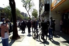 Yasak bitti, dışarı akın ettiler
