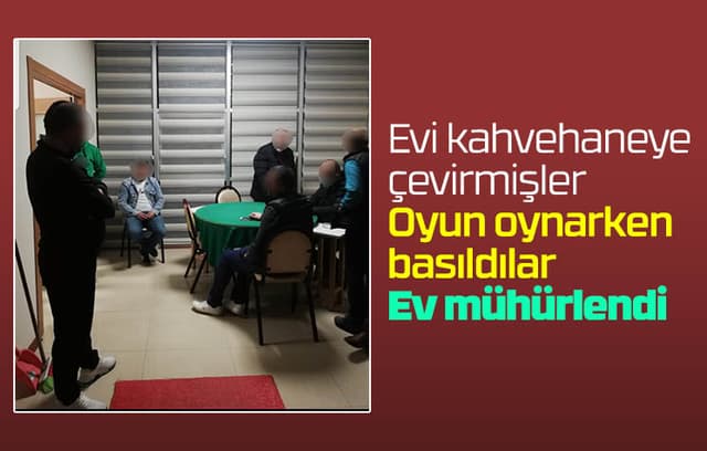 Evi oyun salonuna çevirdiler, polisten kaçmadı