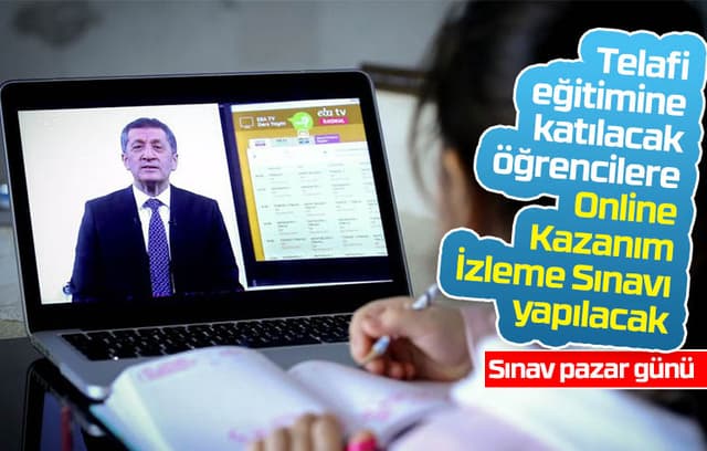 Öğrenciler için pazar günü online sıvan yapılacak