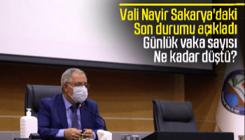 Sakaryadaki son durumu açıkladı
