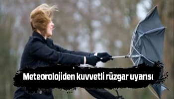 Kuvvetli rüzgar uyarısı