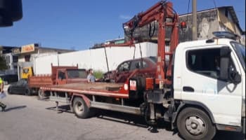 Hurda araçları tek tek topladılar